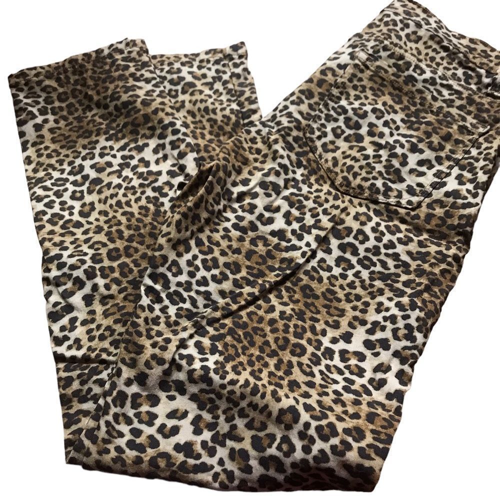 Karen Kane Leopard Print Jeans